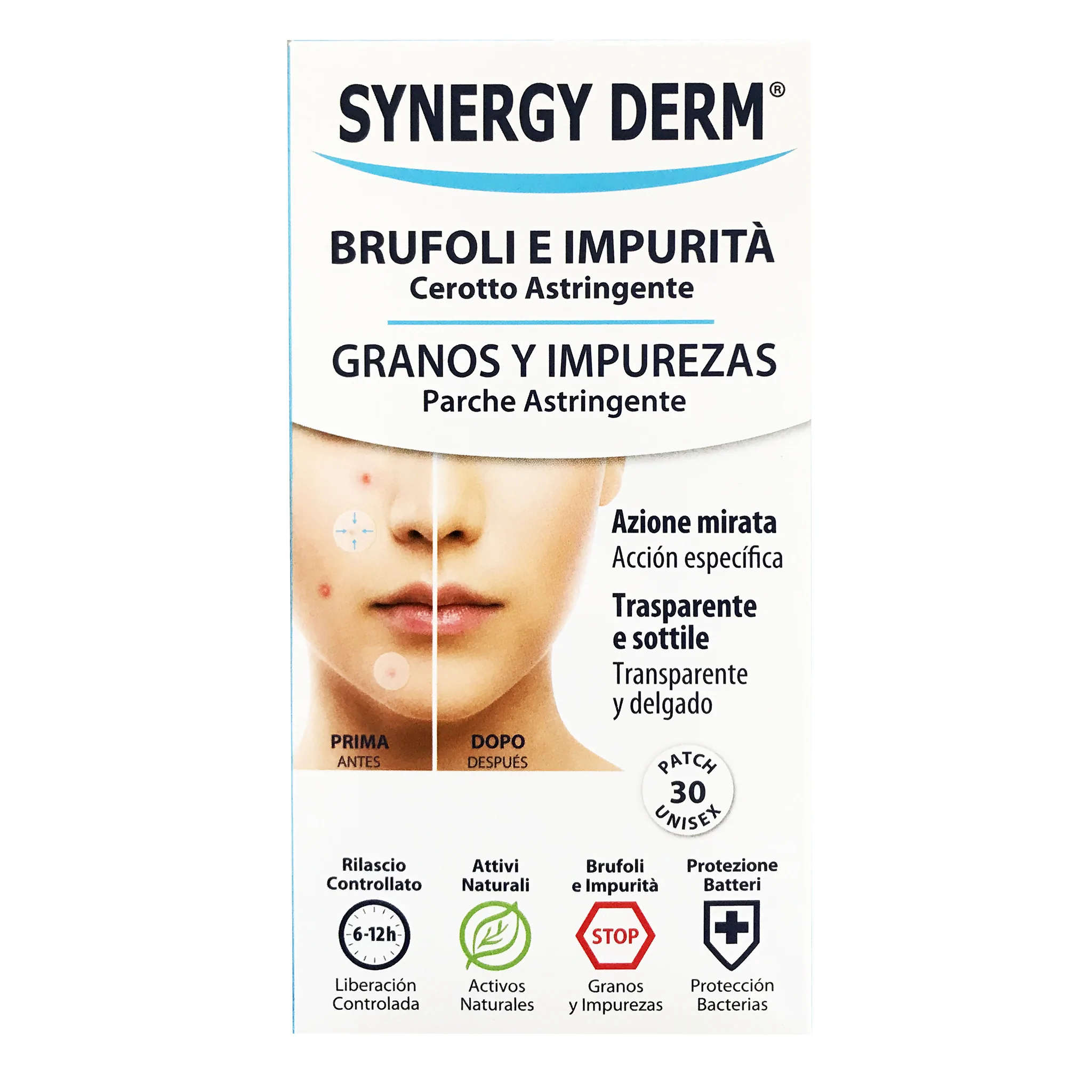 Synergy Derm - Brufoli e impurità - Cerotto astringente