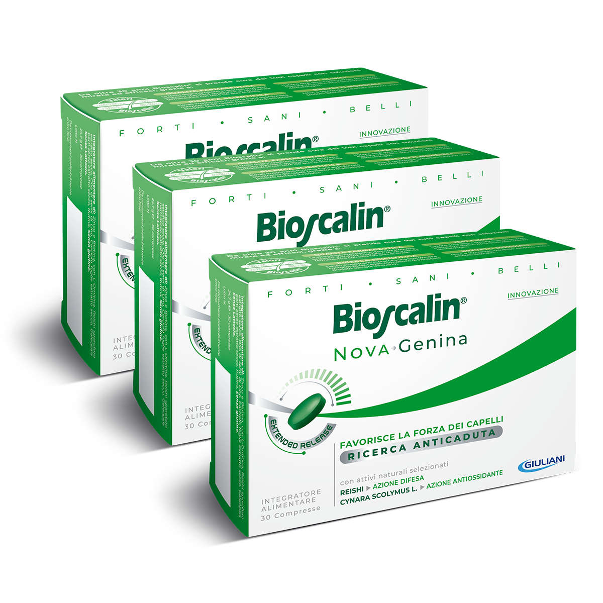 Bioscalin - Nova Genina - 90 compresse - Offerta 2+1 mesi