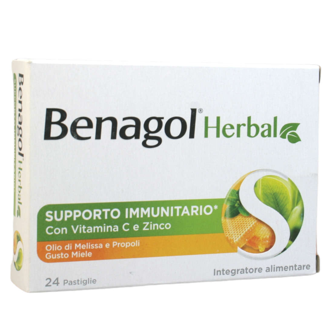 Benagol - Herbal - Gusto miele con melissa e propoli