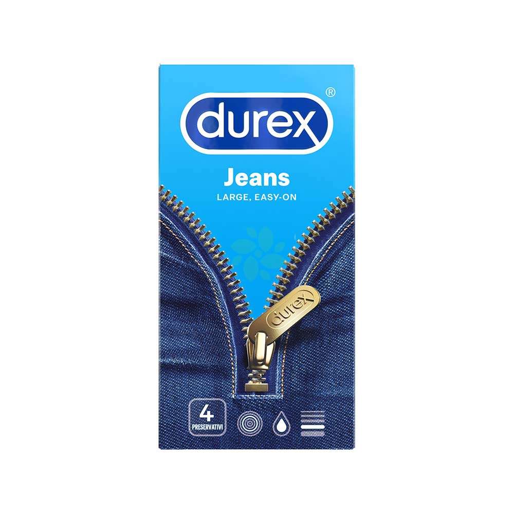 Durex - Jeans - 4 Profilattici