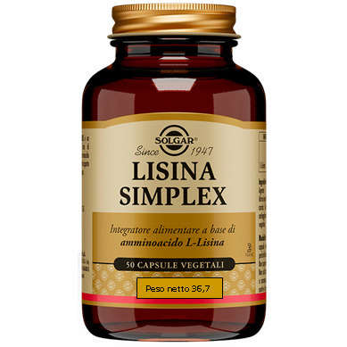 Lisina Simplex - Lisina Simplex - 50 capsule vegetali