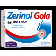 Zerinol - ZERINOL GOLA RIBES*18PAST 20MG