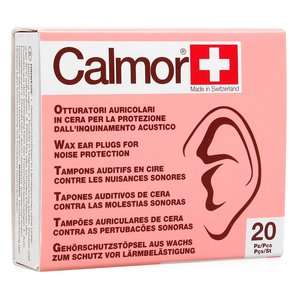 Calmor - Tappi per orecchie in cera - Confezione da 20