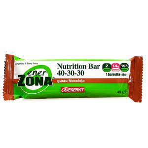Enerzona - Nutrition Bar - Nocciola - 2 blocchi