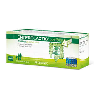 Enterolactis - 6 Flaconcini - Integratore Biologico