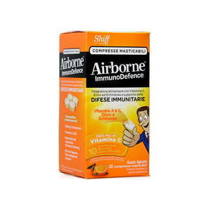 Airborne - ImmunoDefence - Compresse Masticabili agli Agrumi