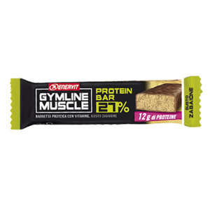 Gymline Muscle - Barretta con proteine e vitamine - Gymline Muscle -  Protein Bar 27% - Zabaione