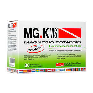 Mg-k Vis - Integratore alimentare di minerali - Lemonade - 30 Buste