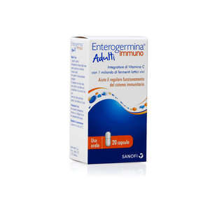 Enterog - Integratore alimentare con vitamina b - Enterogermina Immuno - Adulti