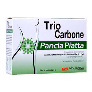 Trio Carbone - Pancia Piatta - Integratore Alimentare