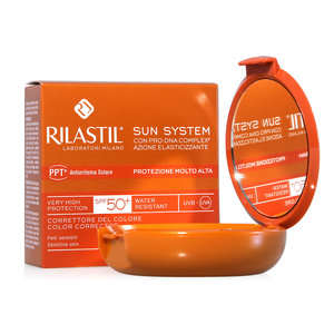 Rilastil - Sun System - Fondotinta Compatto SPF50+ - 01 Beige
