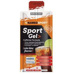 Named - Sport Gel - Caffeine Formula - Gusto Cola-Lime