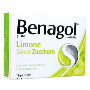 Benagol - Pastiglie con Vitamina C - 16 Pastiglie Gusto Limone Senza zucchero