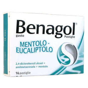 Benagol - 16 Pastiglie Gusto Mentolo - Eucaliptolo