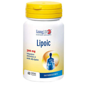 Long Life - Longlife lipoic - 60 capsule vegetali