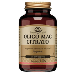 Solgar - Oligo mag citrato - 60 tavolette