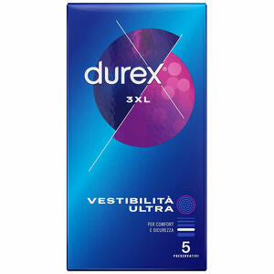 Durex - 3XL - Vestibilità ultra - 5 pezzi