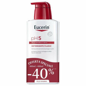Eucerin - Ph5 - Bipacco fluido detergente 400ml + 400ml