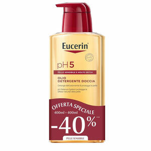 Eucerin - Ph5 - Bipacco olio detergente 400ml + 400ml