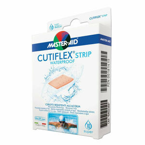 Master Aid - Cutiflex - Strip Waterproof - Super 10 pezzi