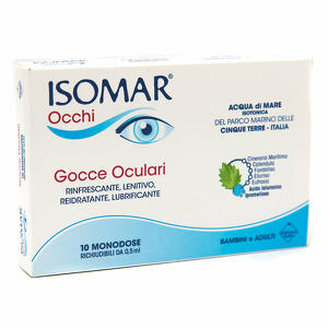 Isomar - Occhi - Gocce Oculari All'acido Ialuronico 0,20% 10 Flaconcini