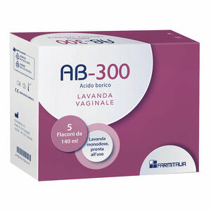 Finderm - AB 300 lavanda vaginale 5 flaconi 140ml