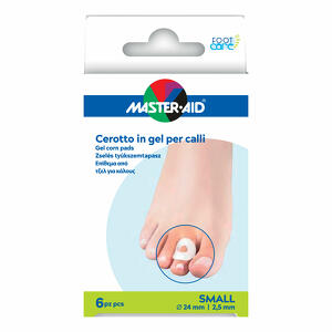 Master Aid - Foot care - Cerotto gel calli - Taglia S - 6 pezzi