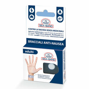P6 nausea control - Bracciale per adulti p6 nausea - 2 pezzi