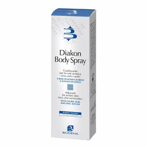 Biogena - Diakon body spray - Coadiuvante cute acneica dorso petto e spalle