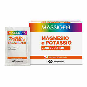 Massigen - Magnesio potassio - Zero zucchero - 24 Bustine