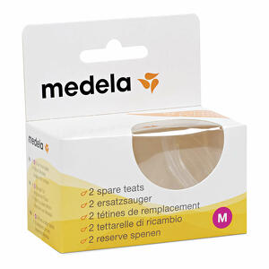 Medela - Tettarella flusso medio in silicone - 2 pezzi