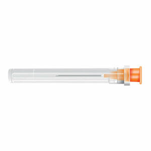 Pic - Ago sterile in blister singolo G25 0,50x16mm - Colore arancio - 100 pezzi