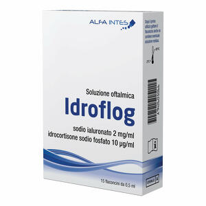 Idroflog - Soluzione oftalmica- 15 flaconcini da 0,5ml