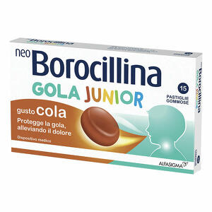 Neoborocillina - Gola junior - 15 pastiglie - Gusto cola