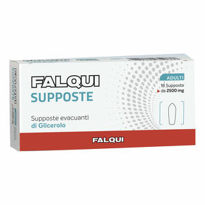 Falqui - 18 Supposte Adulti con Glicerina