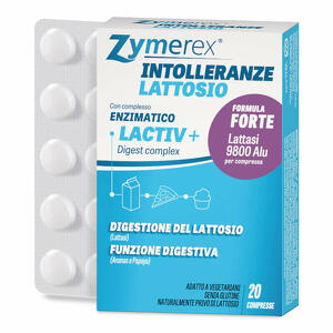 Zymerex - Intolleranze lattosio - 20 compresse rivestite