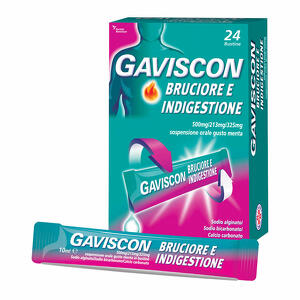 Gaviscon - Bruciore e indigestione - 24 buste