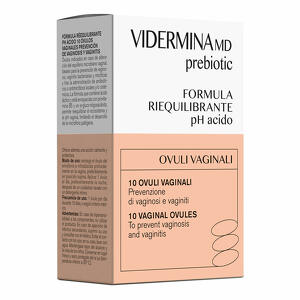 Vidermina - Prebiotic ovuli vaginali - 10 pezzi