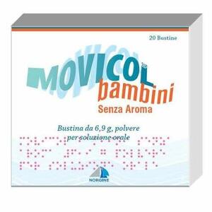 Movicol - Bambini -  Polvere per soluzione orale senza aroma - 20 bustine