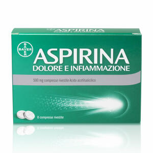 Aspirina - 500mg compresse rivestite - 8 compresse