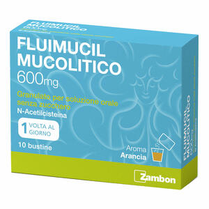 Fluimucil - 600mg granulato per soluzione orale - 10 bustine