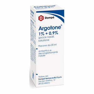 Argotone - "1% + 0,9% gocce nasali"1 flacone da 20ml"