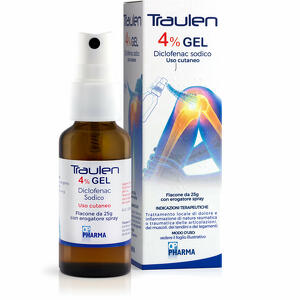 Traulen - 4% gel flacone con erogatore da 25 g