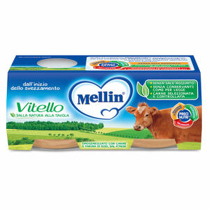 Mellin - Omogeneizzato vitello - 2x80g