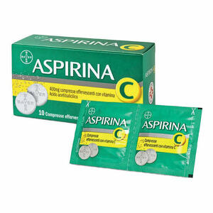 Aspirina - 400mg - 10 Compresse effervescenti con Vitamina C