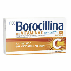 Neoborocillina - Pastiglie con vitamina C senza zucchero
