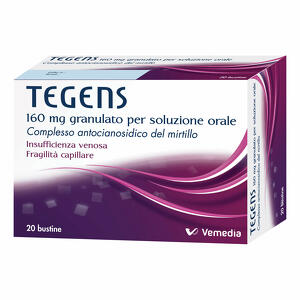 Tegens - 160mg - Granulato per soluzione orale - 20 bustine