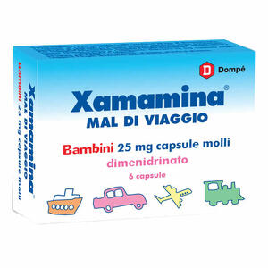 Xamamina - Bambini 25mg - 6 capsule molli