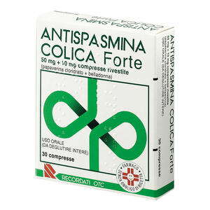 Antispasmina colica - Forte - 50mg + 10mg compresse