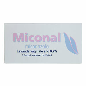 Miconal - Soluzione vaginale - 5 flaconi